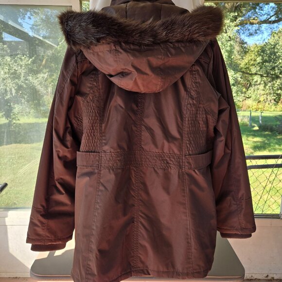 Susan Graver Winter cold weather coat size Large - Picture 4 of 7
